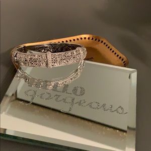 Rhinestone studded bracelet